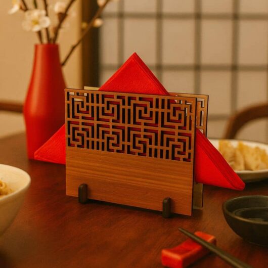 Suport servetele model asiatic