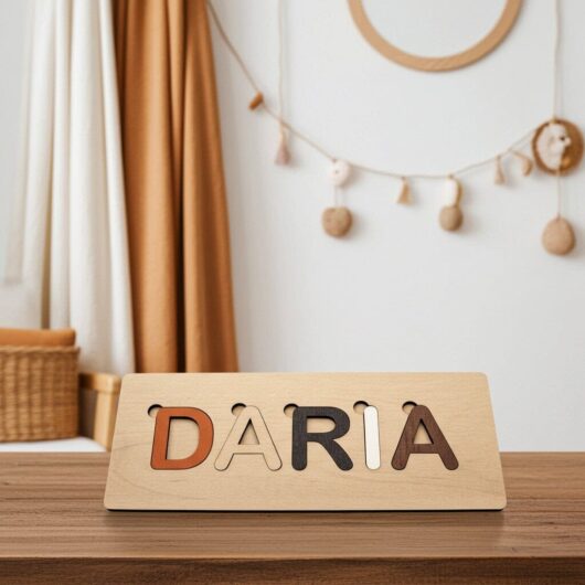 Puzzle Personalizat cu Numele Copilului