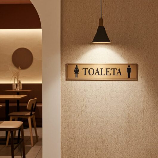 Semn indicator toaleta