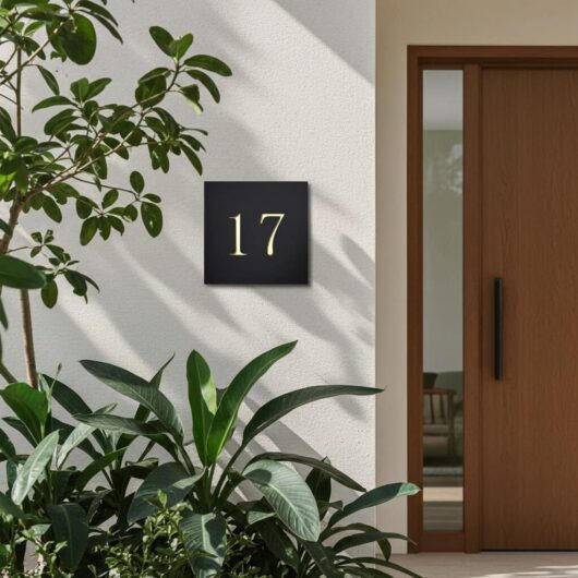 Numar de casa personalizat