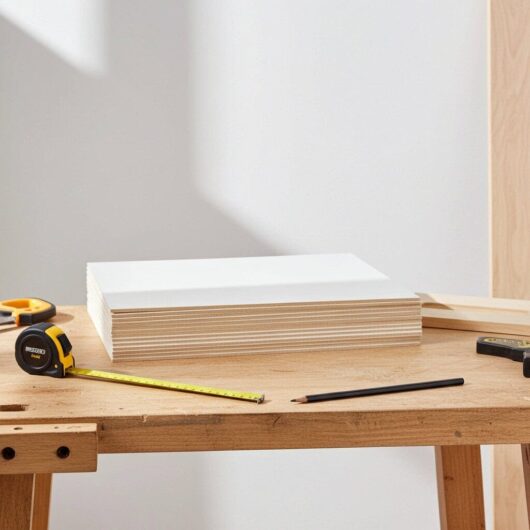 Set 10 placi MDF alb, A6, 3mm, 10.5x14.8 cm